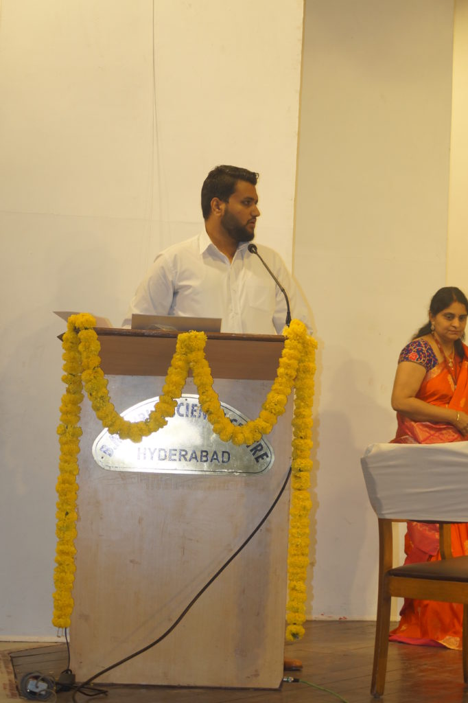 Jawwad Patel at Birla Science Center on National Science Day 2018