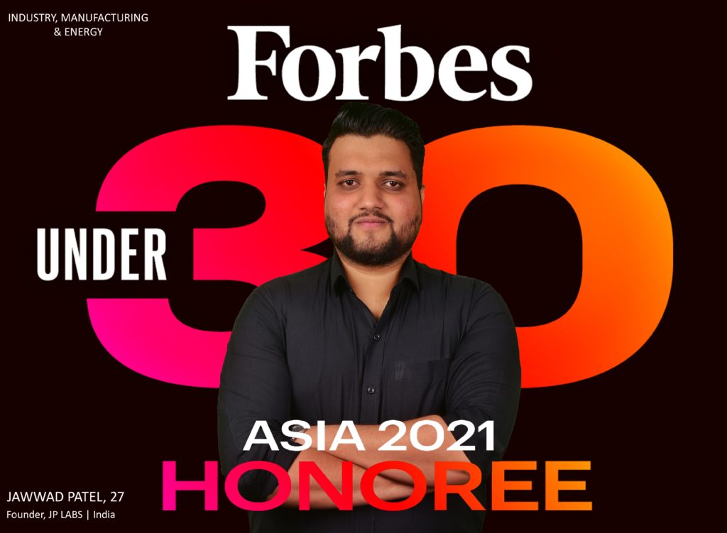 Forbes 30 Under 30 Asia class of 2021 - Jawwad Patel