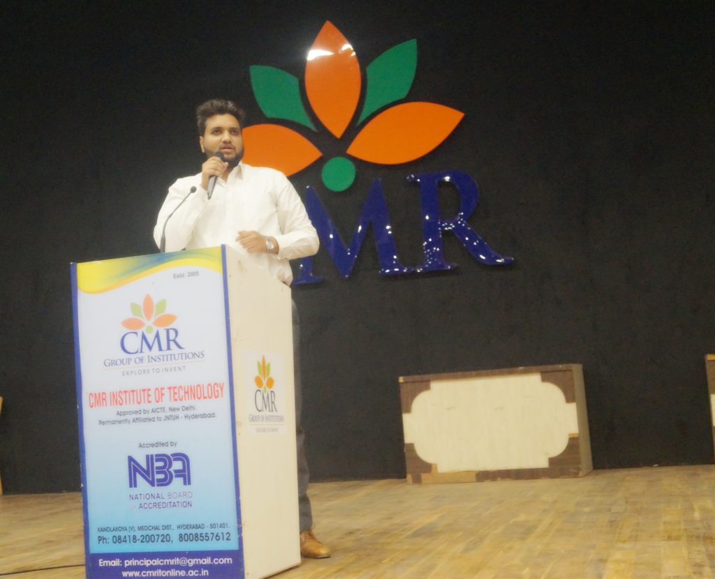 Jawwad Patel at CMR Institute