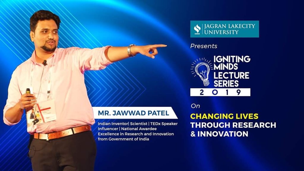 Igniting minds lecture series at Jagran Lakecity University Bhopal