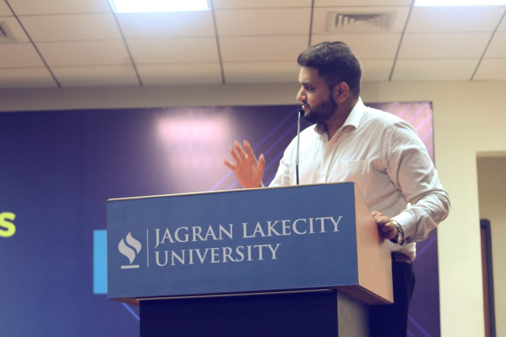 Igniting minds lecture series at Jagran Lakecity University Bhopal