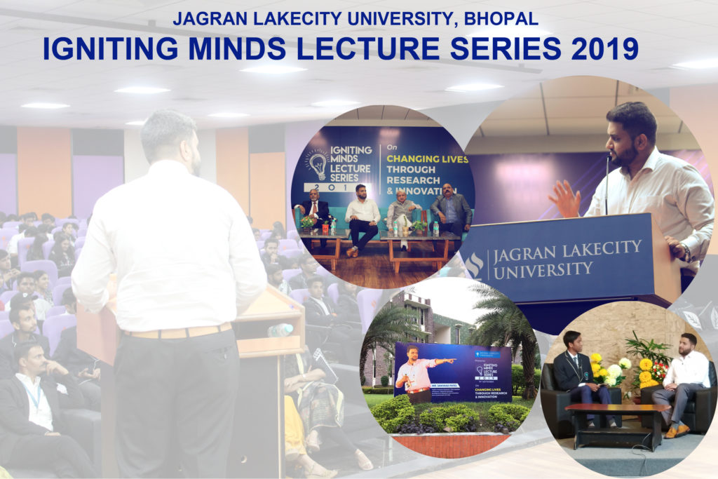 Igniting minds lecture series at Jagran Lakecity University Bhopal