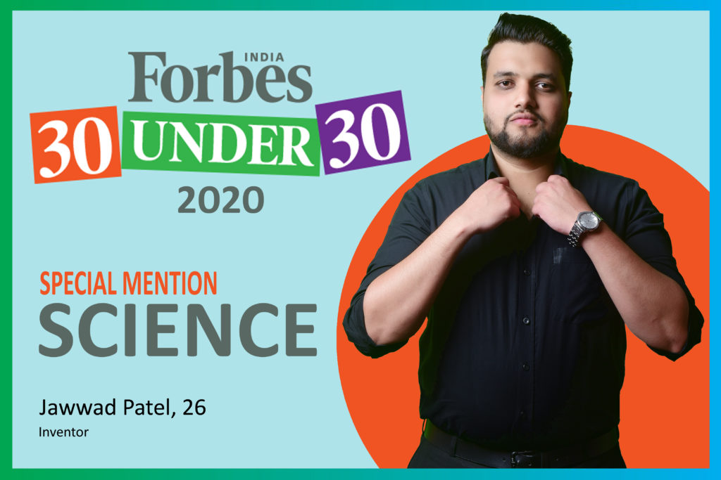 Forbes 30 under 30 - Jawwad Patel